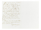 Lettre autographe signée à Berryer, 7 Mai 1861 Giclee Print by Eugene Delacroix