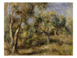 Paysage de Cagnes Reproduction procédé giclée par Pierre-Auguste Renoir