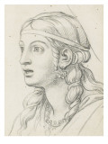 Head of Expression: the Admiration with Astonishment Giclee Print by Charles Le Brun
