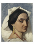 Tête d'italienne Giclee-trykk av Gustave Clarence Rodolphe Boulanger Tête d'italienne Giclee-trykk av Gustave Clarence Rodolphe Boulanger
