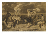 Danseurs arabes Lámina giclée por Alexandre Gabriel Decamps