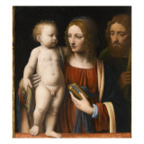 La Sainte Famille Wydruk giclee autor Bernardino Luini