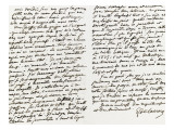 Lettre autographe signée à Berryer, 13 Avril 1862 Giclee Print by Eugene Delacroix