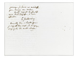 Lettre autographe signée à Berryer, Champrosay ce 15 Octobre 1857 Giclee Print by Eugene Delacroix
