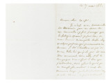 Lettre autographe signée à Berryer, 7 Mai 1861 Giclee Print by Eugene Delacroix