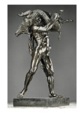 Hercule et le sanglier d'Erymanthe Lámina giclée por Pietro Tacca