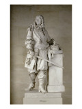 Henri de la Tour d'Auvergne, vicomte de Turenne, maréchal de France (1611-1675) reproduction procédé giclée par Augustin Pajou