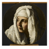 Tête de la servante de Judith Giclée-tryk af Cristofano Allori Tête de la servante de Judith Giclée-tryk af Cristofano Allori