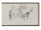Carnet d'études Lámina giclée por Gustave Moreau