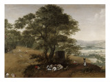 La moisson Giclée-Druck von Lucas Van Valckenborgh