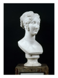 Buste de Caroline Bonaparte (1782-1839) reproduction procédé giclée par Antonio Canova