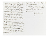 Autograph Letter Signed to Berryer, October 28, 1858 Giclee Print by Eugene Delacroix