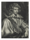Honoré d'Urfé, comte de Châteauneuf (1567-1625), écrivain français Giclée-Druck von Dyck Antoon Van