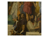 Homère déifié dit aussi l'apothéose d'Homère reproduction procédé giclée par Jean-Auguste-Dominique Ingres