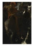la chasse sauvage reproduction procédé giclée par Franz von Stuck