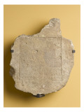 Brick Foundation of Darius I in Old Persian Entered Giclee Print