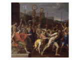 Camille Book Schoolmaster Falerii its Schoolchildren Giclee Print by Nicolas Poussin