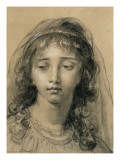 Tête de jeune fille Giclée-Druck von Elisabeth Louise Vigée-LeBrun