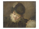 Tête de jeune homme Giclée-Druck von Jean-Honoré Fragonard