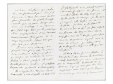 Autograph Letter Signed to Berryer, October 18, 1858 Giclee Print by Eugene Delacroix