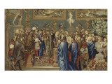 Audience accordée par Louis XIV au comte de Fuenté, ambassadeur du roi d'Espagne Giclee-trykk av Claude Ballin Audience accordée par Louis XIV au comte de Fuenté, ambassadeur du roi d'Espagne Giclee-trykk av Claude Ballin