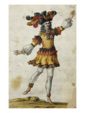 Costume de ballet : Mascarade Lámina giclée