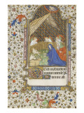 Livre d'heures. La Nativité Lámina giclée Livre d'heures. La Nativité Lámina giclée
