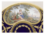 Ecuelle et son plateau Giclee-trykk av François Boucher Ecuelle et son plateau Giclee-trykk av François Boucher