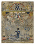 Bourguignon Loly coeur, compagnon charron du st devoir de Dieu et de sainte Catherine Giclee Print