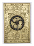 Boîte à chiffrer et à déchiffrer en forme de livre portant les emblèmes de Henri II Giclee Print