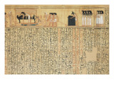 Livre des morts, papyrus de Nebqed Gicleetryck Livre des morts, papyrus de Nebqed Gicleetryck