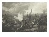 Battle of Esling or Death of the Duke of Montebello Giclee Print by Antoine Charles Horace Vernet