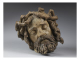 Tête de Christ couronné d'épines Giclee Print by Ligier Richier