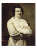 Honoré de Balzac (1799-1850), écrivain reproduction procédé giclée par Louis Boulanger