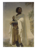 Hugues de Payens, premier grand-maître de l'ordre du Temple (-1136) Reproduction procédé giclée par Henri Lehmann