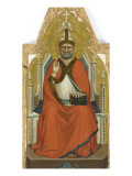 Saint Evêque (Saint Pierre ) reproduction procédé giclée par Bernardo Daddi