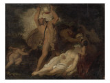 Bacchanale reproduction procédé giclée par Luca Giordano