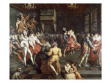Bal à la cour des Valois Giclee Print