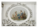 Chambre à coucher du roi de Rome : Le Printemps reproduction procédé giclée par Piat Joseph Sauvage