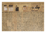 Livre des morts, papyrus de Nebqed Gicleetryck Livre des morts, papyrus de Nebqed Gicleetryck
