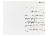 Autograph Letter Signed to Berryer, October 15, 1859 Giclee Print by Eugene Delacroix