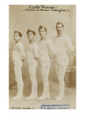 Carlo Troupe (Mains-en-mains. Barre fixe). The smartest four in the world Reproduction procédé giclée