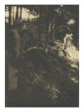 Camera Work july 1908 : Boys Wrestling Giclee Print by Clarence White