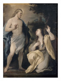 Le Christ apparaissant à la Madeleine reproduction procédé giclée par Luca Giordano