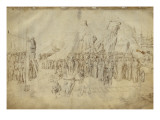 Le Christ est cloué sur la croix reproduction procédé giclée par Jacopo Bellini