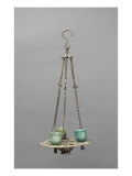 Chandelier Three Chains of Suspension for Six Cups. Giclee Print