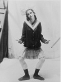 Mademoiselle Chabeska dans le rôle de la petite fille américaine reproduction procédé giclée