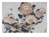 Chrysanthèmes et taon Lámina giclée por Katsushika Hokusai Chrysanthèmes et taon Lámina giclée por Katsushika Hokusai