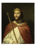 Charles III, dit le simple, roi de France en 896 (879-929) Giclée-Druck von Georges Rouget
