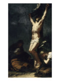 Le Christ sur la Croix reproduction procédé giclée par Pierre Paul Prud'hon